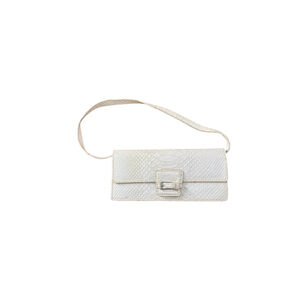 Women's Liz Claiborne White Snake Print Clutch Wristlet One Size
